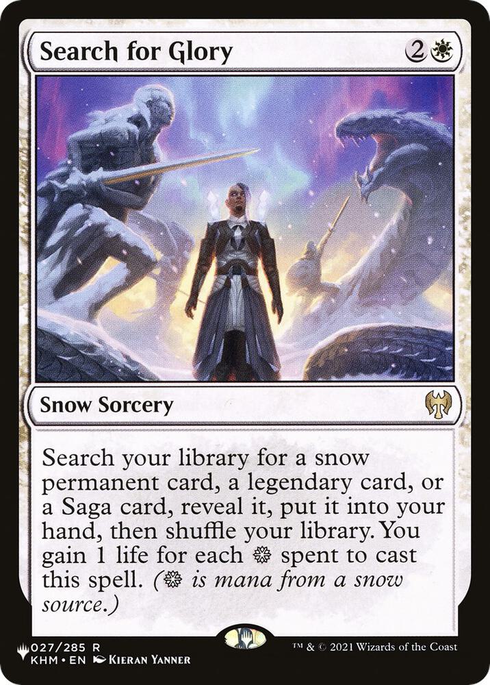 Search for Glory 27 (The List Reprints)  | Good Games Adelaide SA