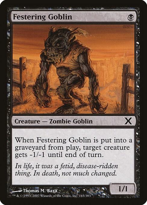 Festering Goblin 143/383 (10th Edition)  - Foil | Good Games Adelaide SA