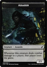 Assassin // Morph Double-sided Token [Commander 2019 Tokens] | Good Games Adelaide SA