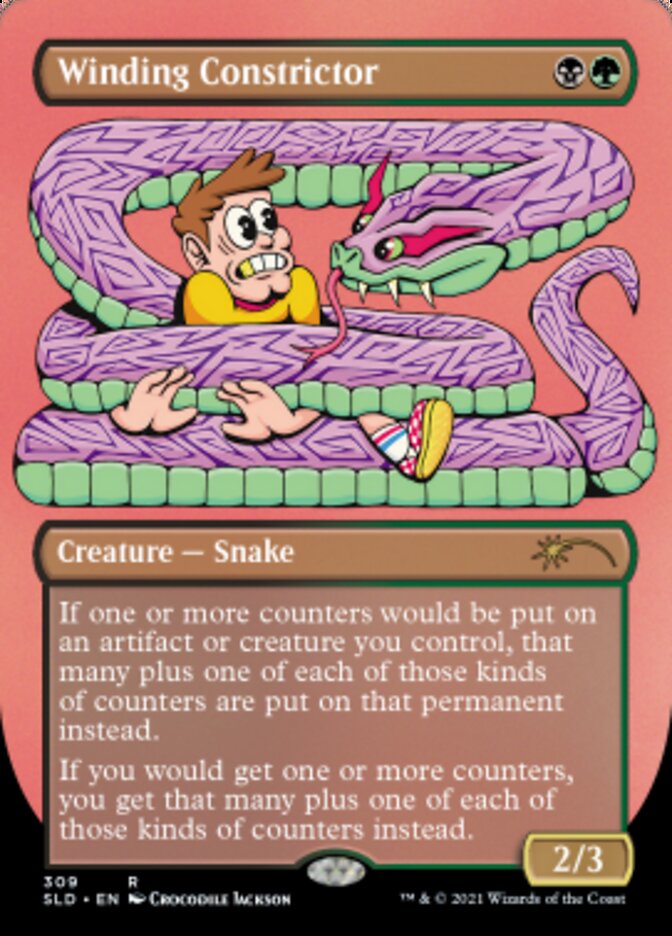 Winding Constrictor (Borderless) [Secret Lair Drop Series] | Good Games Adelaide SA