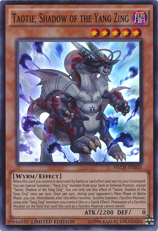 Taotie, Shadow of the Yang Zing (SE) [NECH-ENS05] Super Rare | Good Games Adelaide SA