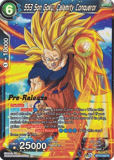SS3 Gotenks, Calamity Challenger (BT14-046) [Cross Spirits Prerelease Promos] | Good Games Adelaide SA