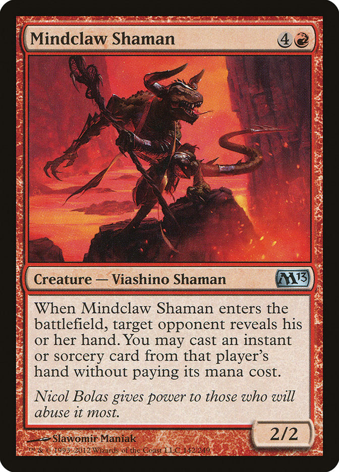Mindclaw Shaman 142 (Magic 2013 (M13))  | Good Games Adelaide SA