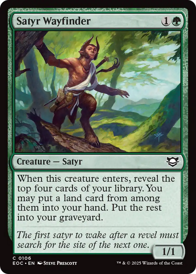 Satyr Wayfinder [Edge of Eternities Commander] | Good Games Adelaide SA