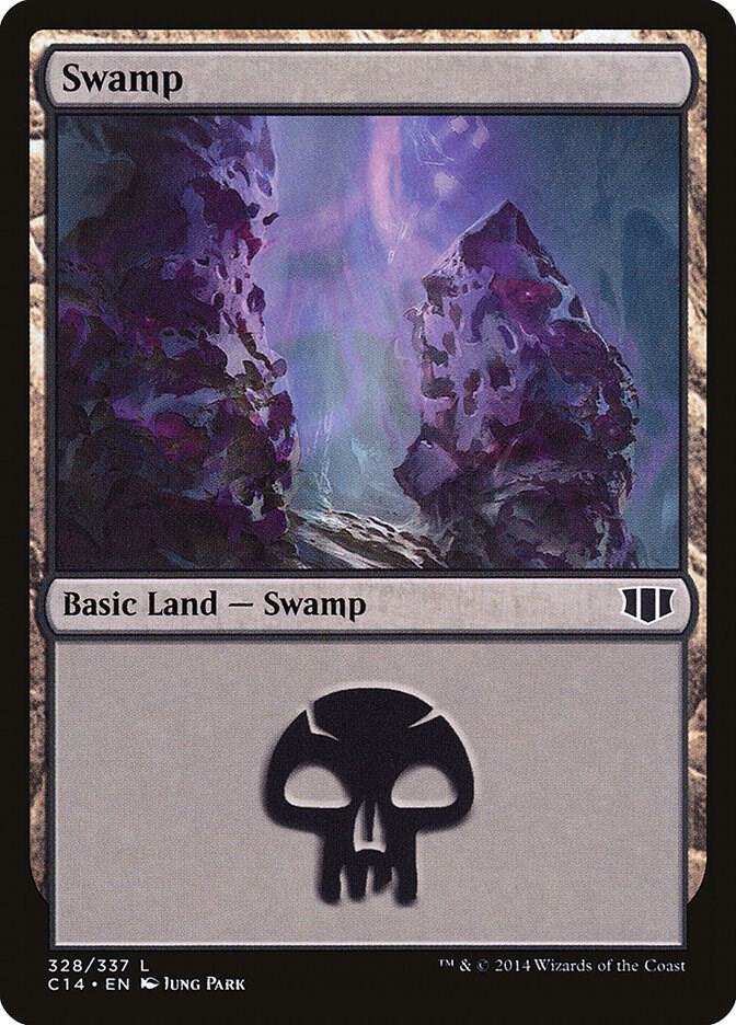 Swamp 328 328 (Commander 2014)  | Good Games Adelaide SA