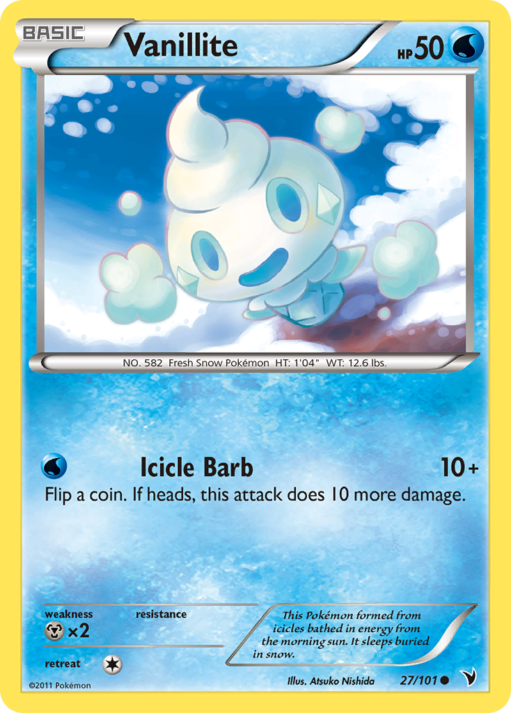 Vanillite (27/101) [Black & White: Noble Victories] | Good Games Adelaide SA