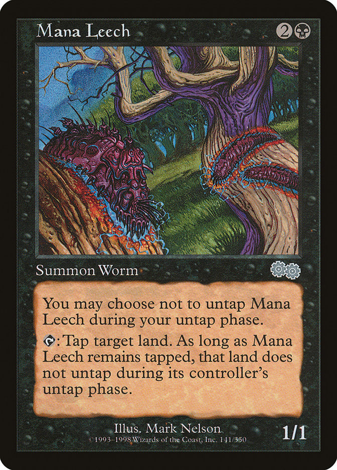Mana Leech 141 (Urza's Saga)  | Good Games Adelaide SA