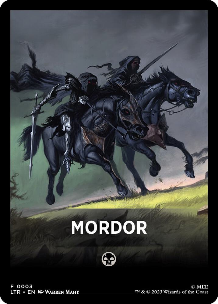 Mordor Theme Card 3 (Universes Beyond: The Lord of the Rings: Tales of Middle-earth)  | Good Games Adelaide SA