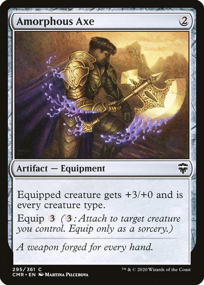 Amorphous Axe 295 (Commander Legends)  - Foil | Good Games Adelaide SA