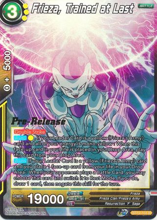 Frieza, Trained at Last (BT12-101) [Vicious Rejuvenation Prerelease Promos] | Good Games Adelaide SA