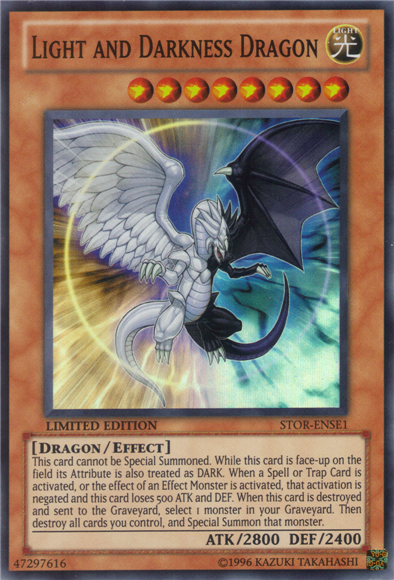 Light and Darkness Dragon [STOR-ENSE1] Super Rare | Good Games Adelaide SA