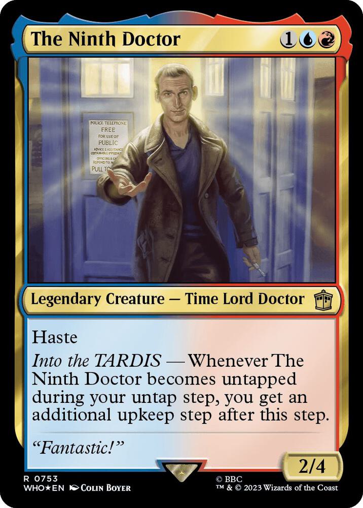 The Ninth Doctor 753 (Universes Beyond: Doctor Who)  - Foil | Good Games Adelaide SA