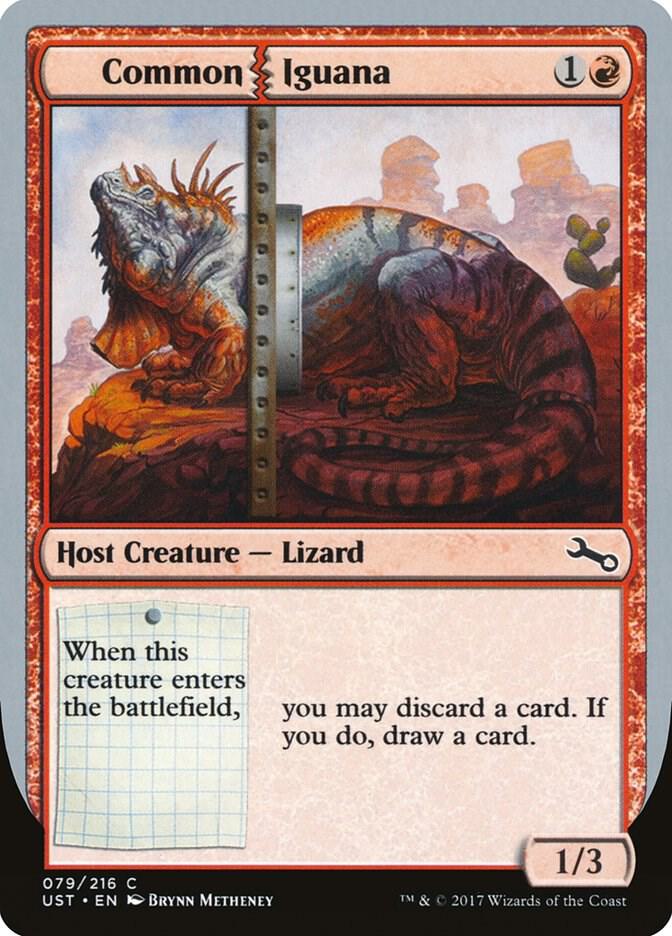 Common Iguana 79 (Unstable)  - Foil | Good Games Adelaide SA