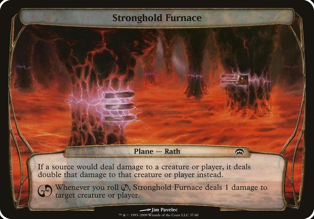 Stronghold Furnace Planechase  (Oversize Cards)  | Good Games Adelaide SA