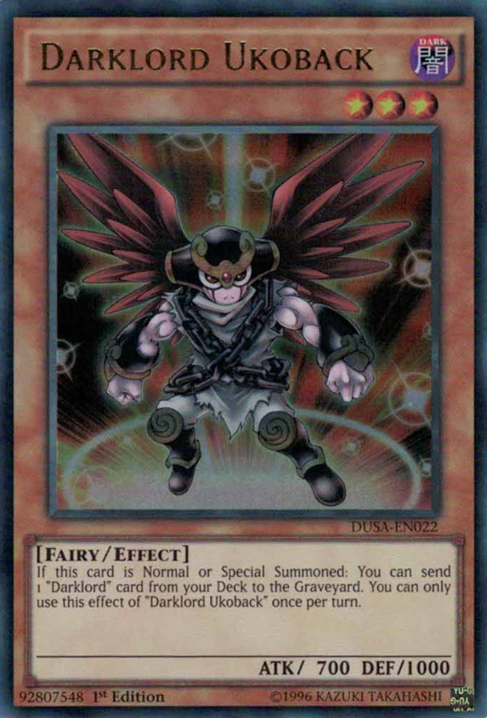Darklord Ukoback [DUSA-EN022] Ultra Rare | Good Games Adelaide SA
