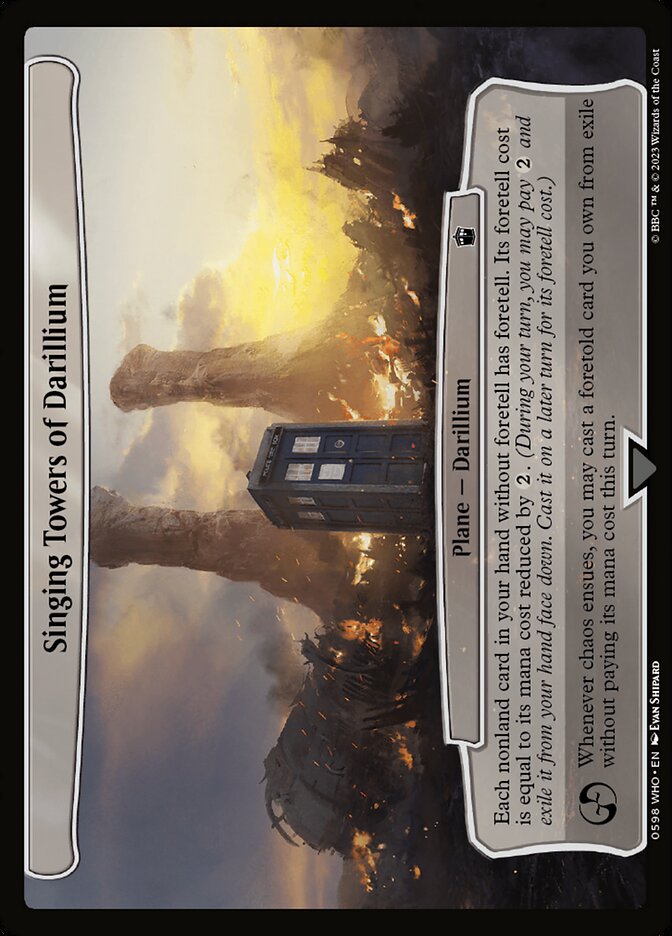 Singing Towers of Darillium 598 (Planechase: Universes Beyond: Doctor Who)  | Good Games Adelaide SA
