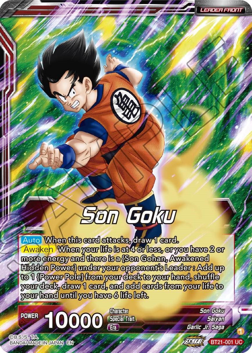 Son Goku // Son Goku, for the Sake of Family (BT21-001) [ZENKAI Series: Set 04] | Good Games Adelaide SA