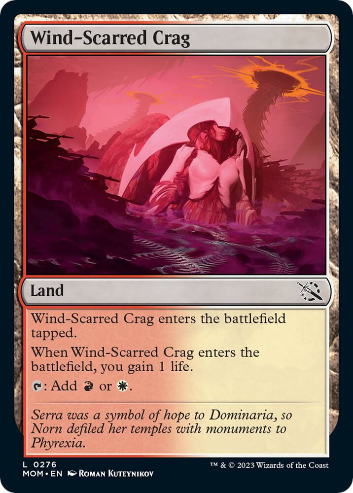 Wind Scarred Crag 276 (March of the Machine)  - Foil | Good Games Adelaide SA