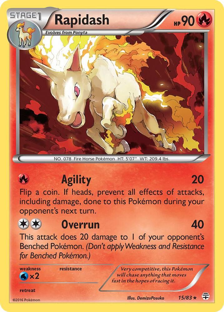 Rapidash 15/83 (Generations)  | Good Games Adelaide SA