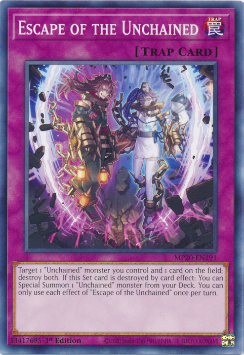 Escape of the Unchained [MP20-EN191] Common | Good Games Adelaide SA