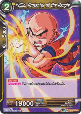 Krillin, Protector of the People [DB3-085] | Good Games Adelaide SA