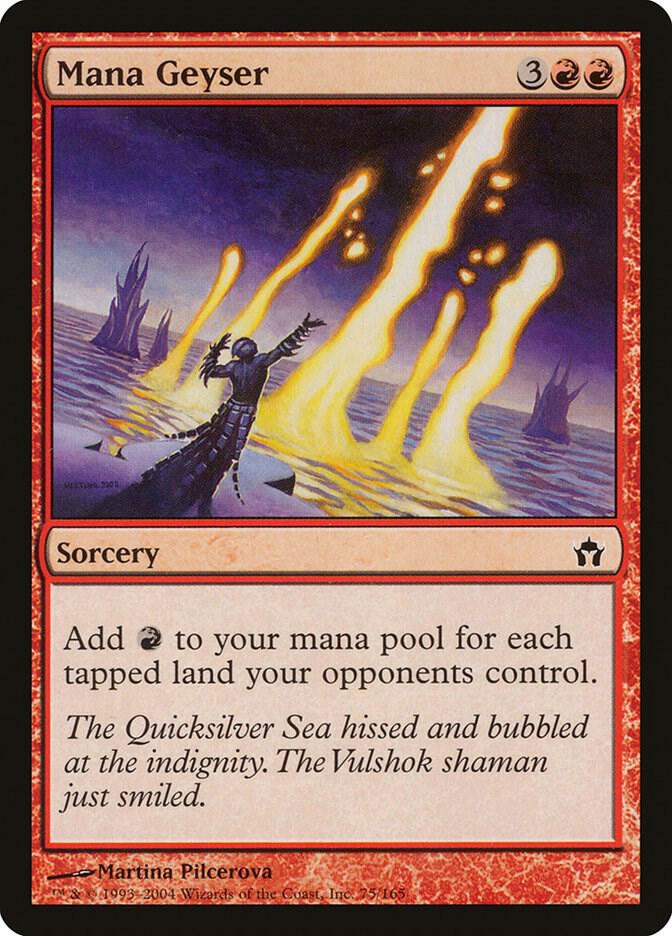 Mana Geyser 75 (Fifth Dawn)  - Foil | Good Games Adelaide SA