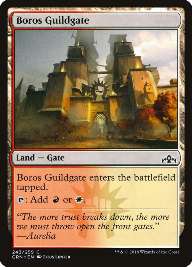 Boros Guildgate 243 (Guilds of Ravnica)  - Foil | Good Games Adelaide SA