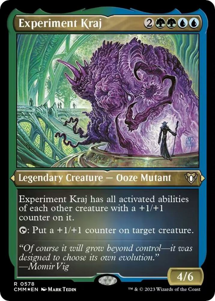 Experiment Kraj 578 (Commander Masters)  - Etched Foil | Good Games Adelaide SA