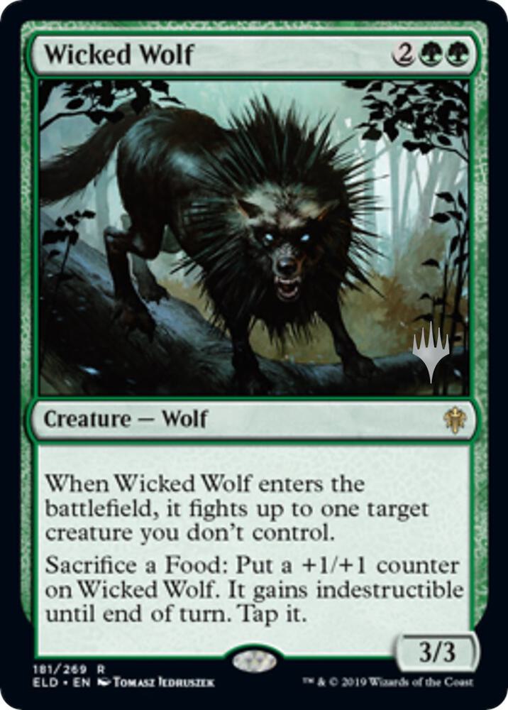 Wicked Wolf 181 (Promo Pack: Throne of Eldraine)  | Good Games Adelaide SA