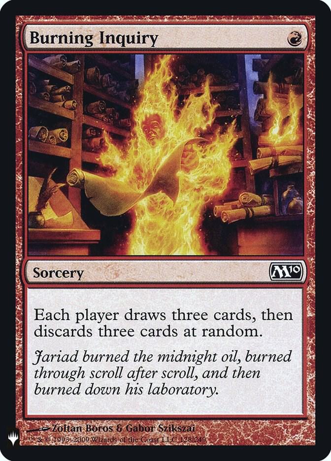 Burning Inquiry 128 (The List Reprints)  - Foil | Good Games Adelaide SA