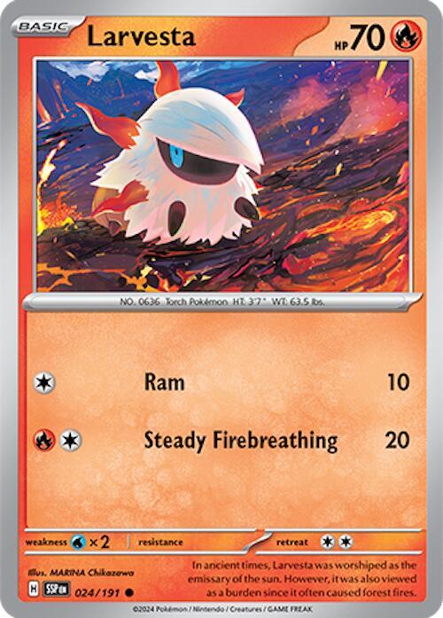 Larvesta 024/191 (SV08: Surging Sparks)  | Good Games Adelaide SA