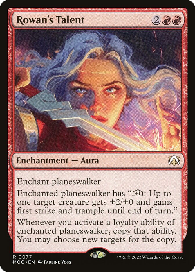 Rowan's Talent 77 (Commander: March of the Machine)  - Foil | Good Games Adelaide SA