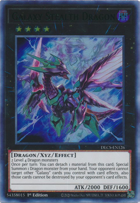 Galaxy Stealth Dragon (Green) [DLCS-EN126] Ultra Rare | Good Games Adelaide SA