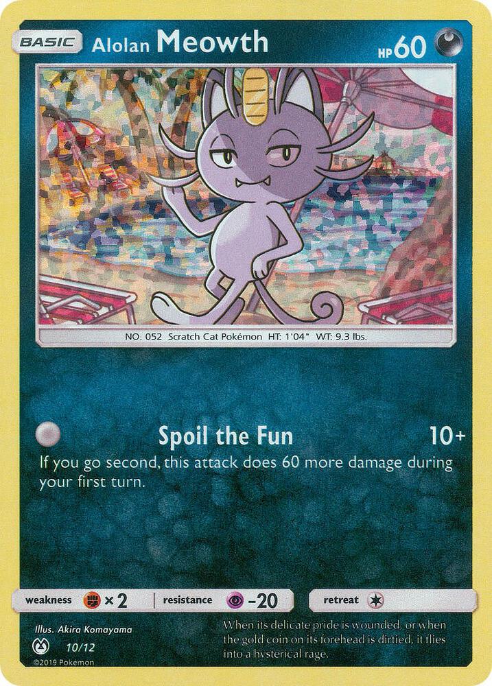Alolan Meowth 10 12 010/012 (McDonald's Promos 2019)  - Holofoil | Good Games Adelaide SA