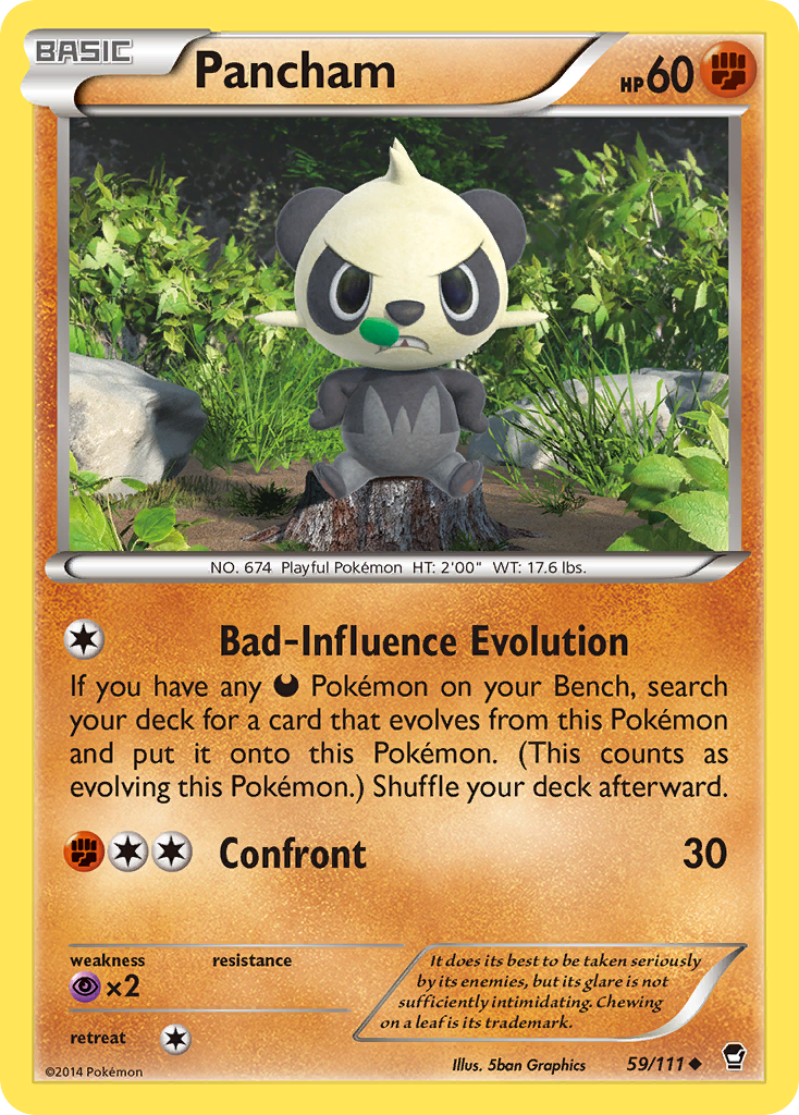 Pancham (59/111) [XY: Furious Fists] | Good Games Adelaide SA