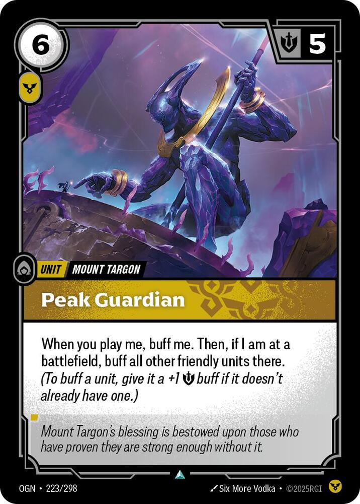 Peak Guardian 223/298 (Origins)  | Good Games Adelaide SA