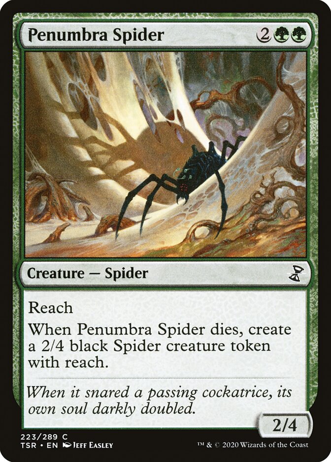 Penumbra Spider 223 (Time Spiral: Remastered)  - Foil | Good Games Adelaide SA