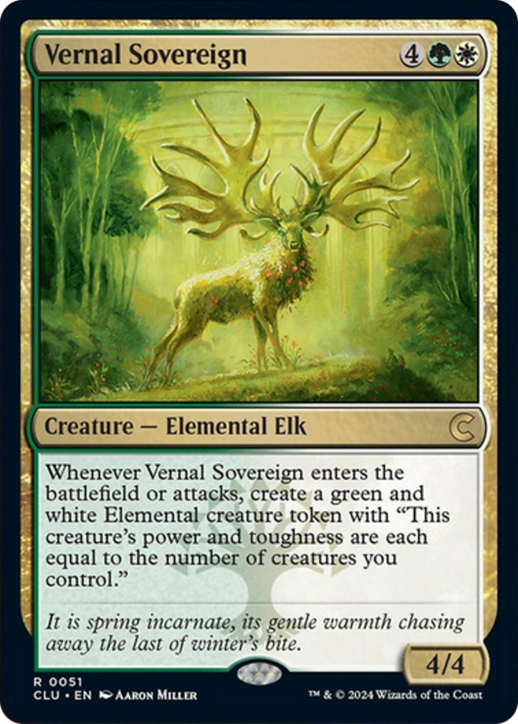 Vernal Sovereign [Ravnica: Clue Edition] | Good Games Adelaide SA
