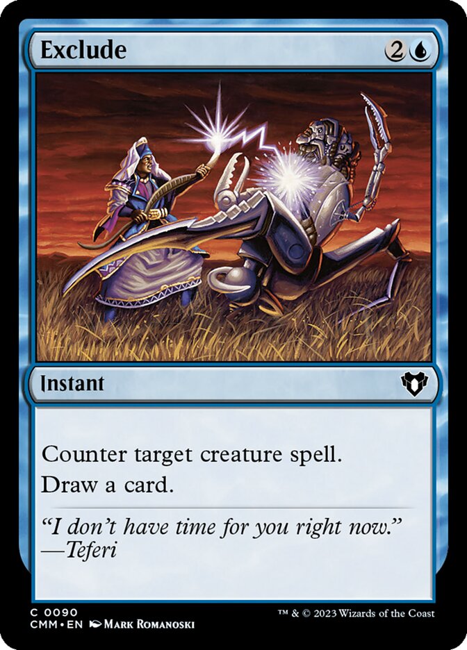 Exclude 90 (Commander Masters)  - Foil | Good Games Adelaide SA