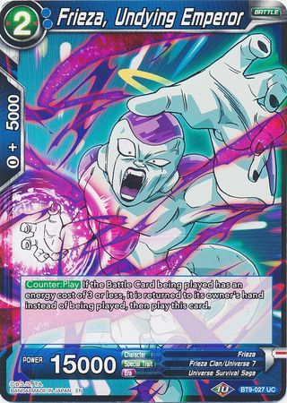 Frieza, Undying Emperor [BT9-027] | Good Games Adelaide SA