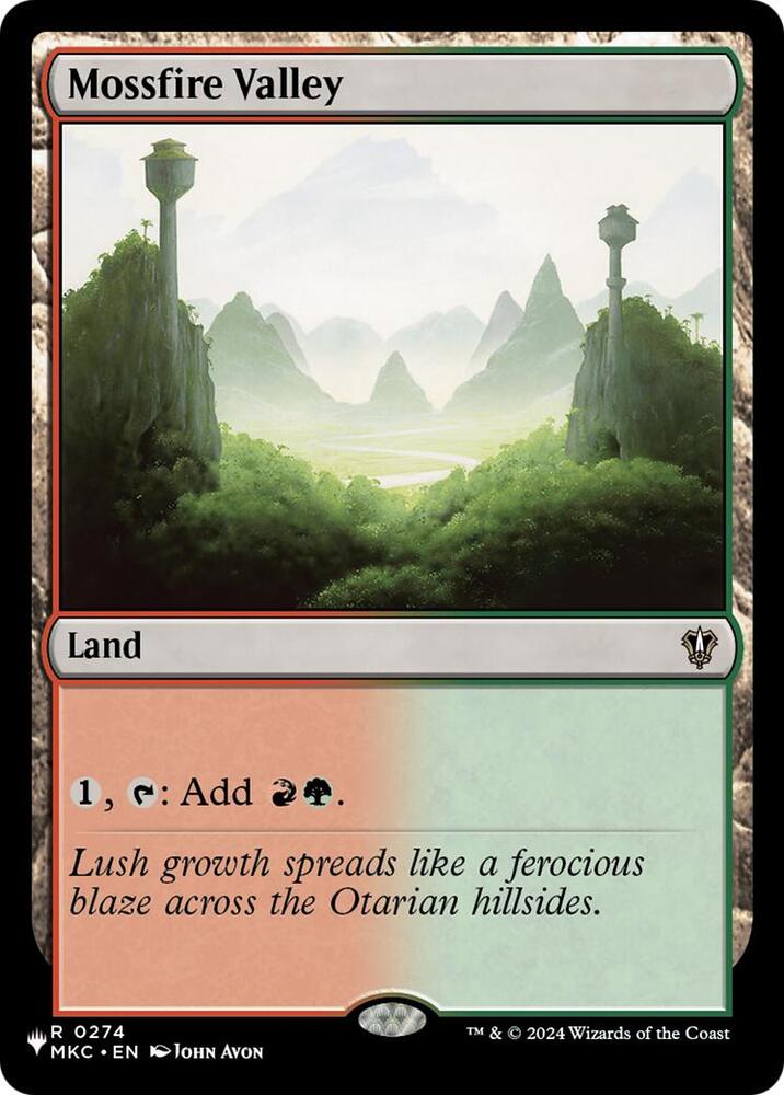 Mossfire Valley 274 (The List Reprints)  | Good Games Adelaide SA