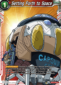 Setting Forth to Space (BT17-030) [Ultimate Squad] | Good Games Adelaide SA