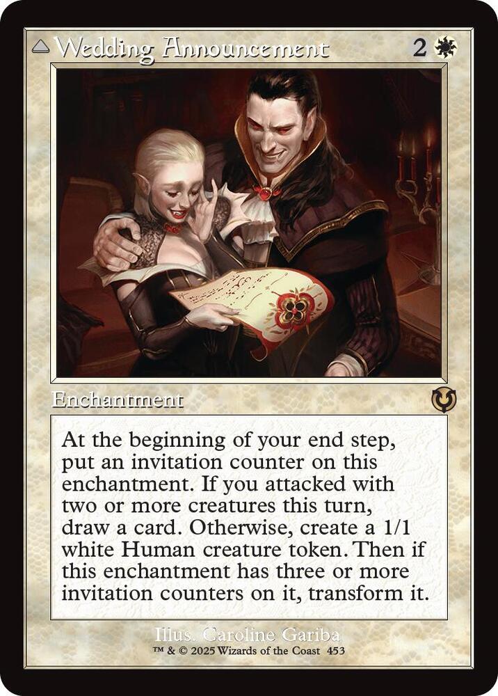 Wedding Announcement // Wedding Festivity 453 (Innistrad Remastered)  - Foil | Good Games Adelaide SA