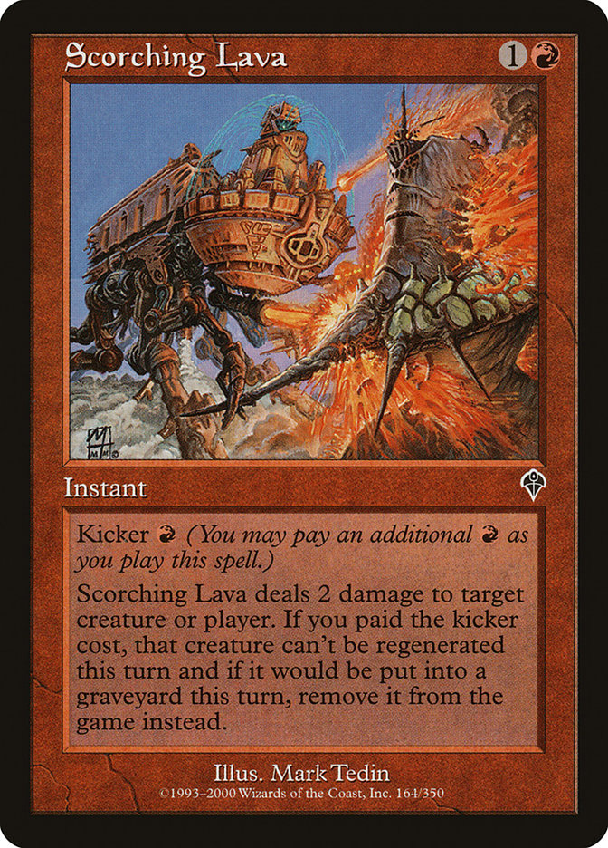 Scorching Lava 164 (Invasion)  - Foil | Good Games Adelaide SA