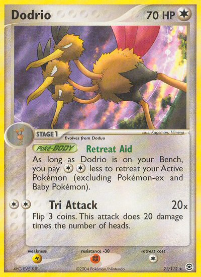 Dodrio (21/112) [EX: FireRed & LeafGreen] | Good Games Adelaide SA