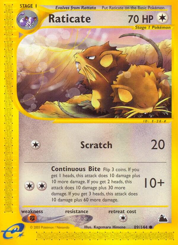 Raticate 089/144 (Skyridge)  | Good Games Adelaide SA