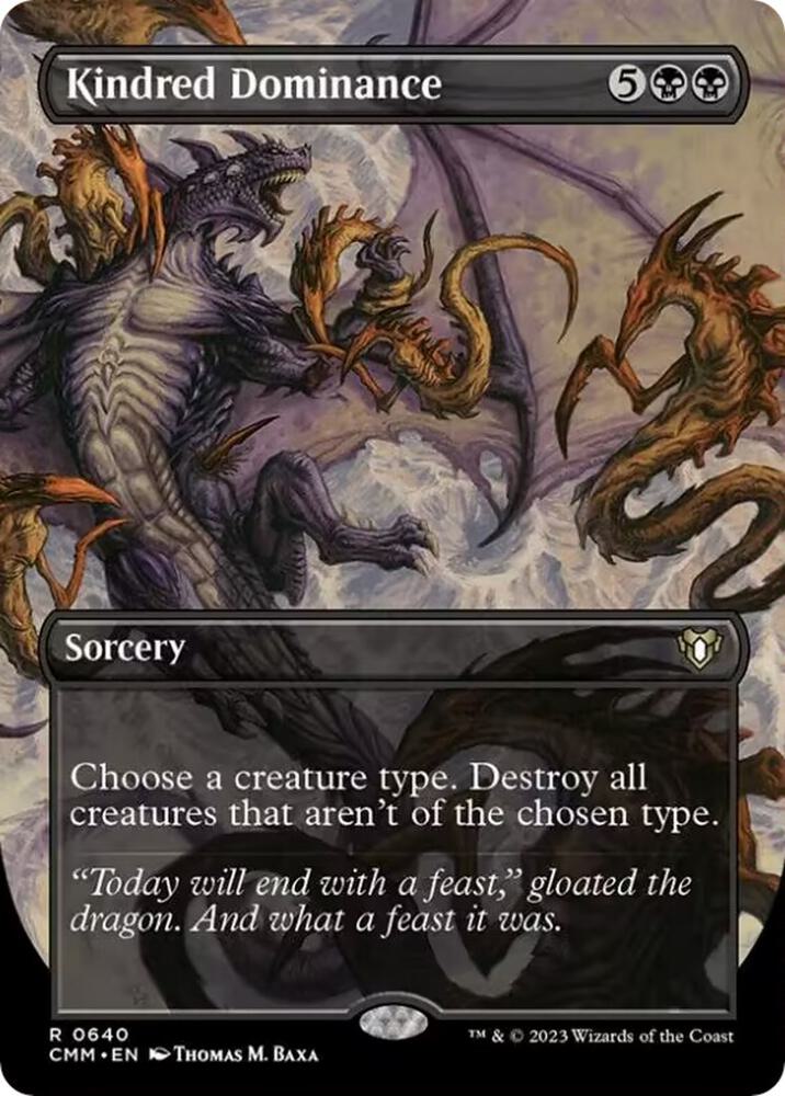 Kindred Dominance 640 (Commander Masters)  - Borderless | Good Games Adelaide SA