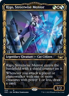 Rigo Streetwise Mentor Showcase 329 (Streets of New Capenna)  - Foil | Good Games Adelaide SA
