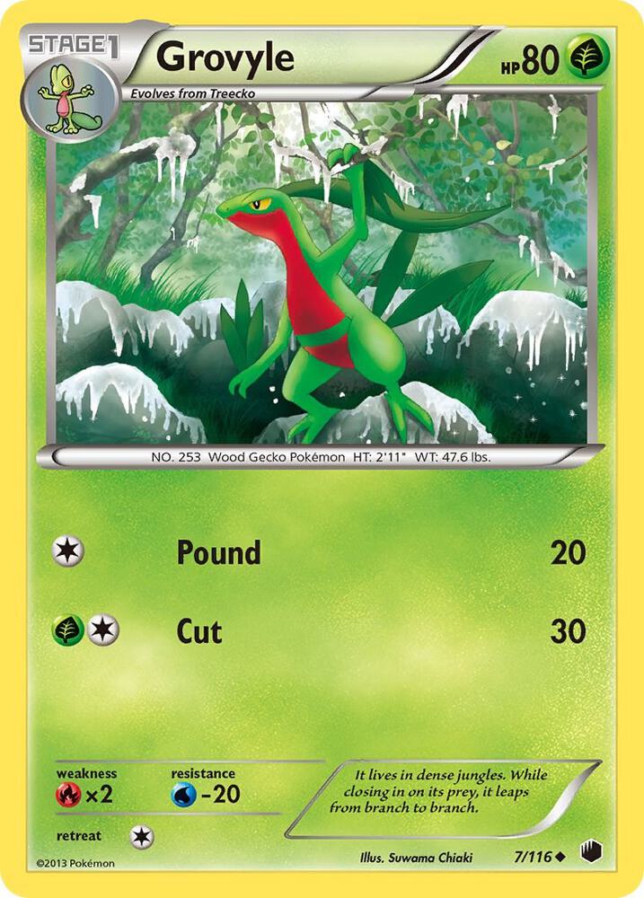 Grovyle 7/116 (Plasma Freeze)  | Good Games Adelaide SA