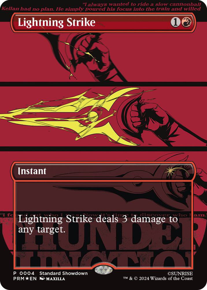 Lightning Strike 4 (Standard Showdown Promos)  - Foil | Good Games Adelaide SA